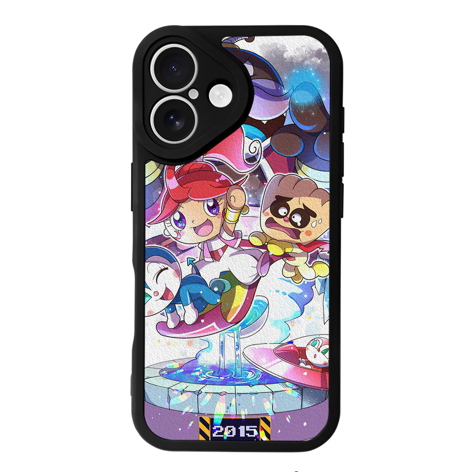 （画像用） アンパンマン Anpanman 【iPhone 16シリーズ対応】シリコンスマホケース（レザー調） 材質：シリコン